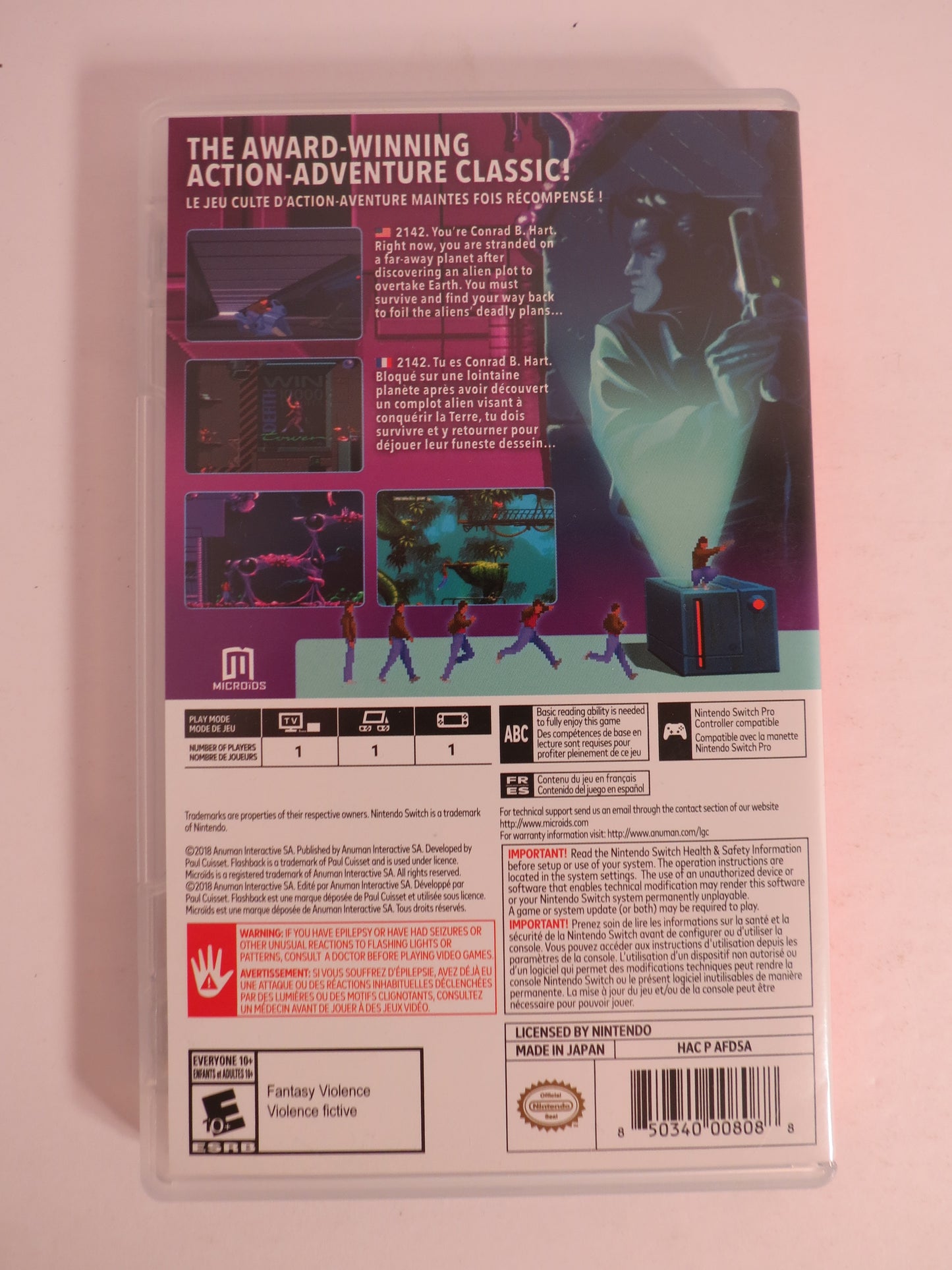 Flashback Nintendo Switch Game CB