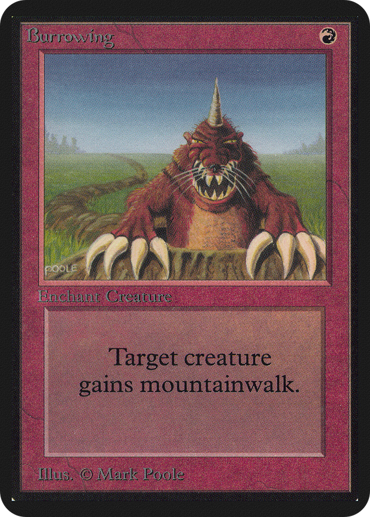Burrowing (LEA-) - Limited Edition Alpha