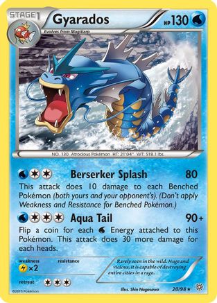 Gyarados (20) 20/98 - XY  Ancient Origins