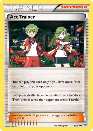 Ace Trainer 69/98 - XY  Ancient Origins Reverse Holofoil