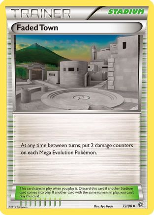 Faded Town 73/98 - XY  Ancient Origins Reverse Holofoil