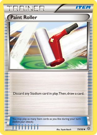 Paint Roller 79/98 - XY  Ancient Origins Reverse Holofoil