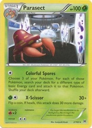 Parasect 2/162 - XY  BREAKthrough Reverse Holofoil