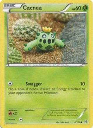 Cacnea 4/162 - XY  BREAKthrough Reverse Holofoil