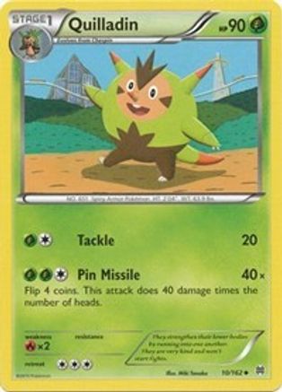 Quilladin 10/162 - XY  BREAKthrough Reverse Holofoil