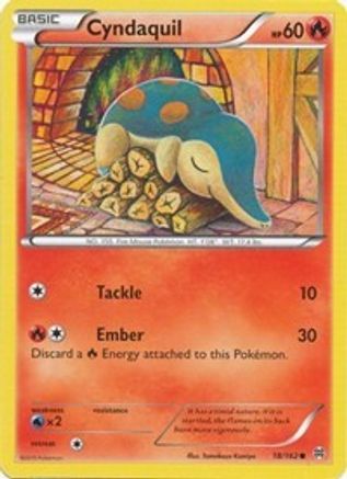 Cyndaquil 18/162 - XY  BREAKthrough Reverse Holofoil