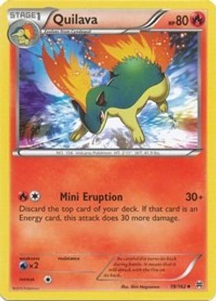 Quilava 19/162 - XY  BREAKthrough