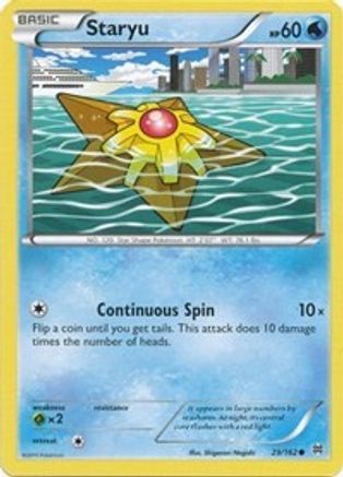Staryu 29/162 - XY  BREAKthrough Reverse Holofoil