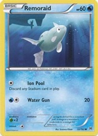 Remoraid (32) 32/162 - XY  BREAKthrough Reverse Holofoil