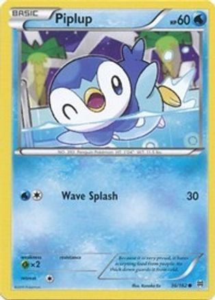 Piplup 36/162 - XY  BREAKthrough Reverse Holofoil