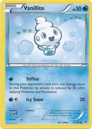 Vanillite 43/162 - XY  BREAKthrough