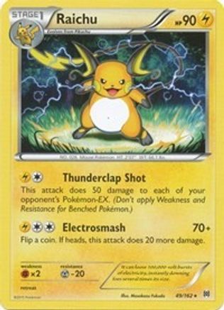 Raichu 49/162 - XY  BREAKthrough