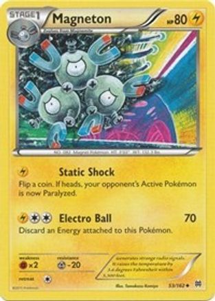Magneton 53/162 - XY  BREAKthrough Reverse Holofoil