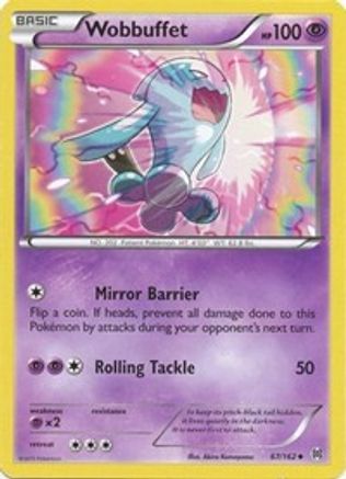 Wobbuffet 67/162 - XY  BREAKthrough Reverse Holofoil