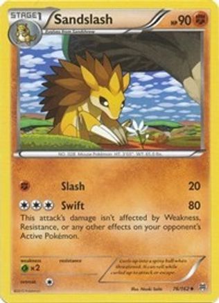 Sandslash 76/162 - XY  BREAKthrough Reverse Holofoil