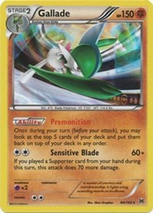 Gallade 84/162 - XY  BREAKthrough Reverse Holofoil