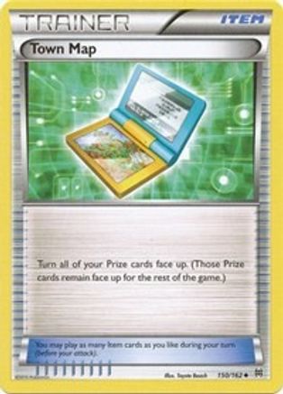 Town Map 150/162 - XY  BREAKthrough