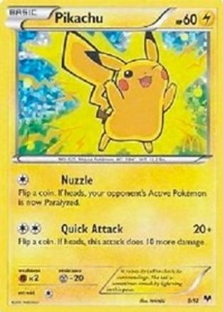 Pikachu - 5/12 5/12 - McDonalds Promos 2014 Holofoil