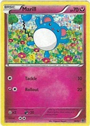 Marill - 10/12 10/12 - McDonalds Promos 2015 Holofoil
