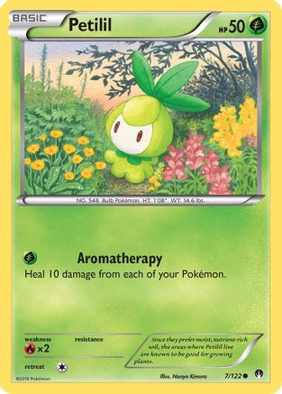 Petilil 7/122 - XY  BREAKpoint Reverse Holofoil