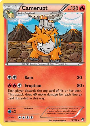 Camerupt 13/122 - XY  BREAKpoint