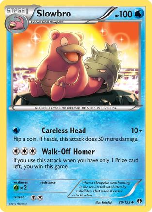 Slowbro 20/122 - XY  BREAKpoint Reverse Holofoil