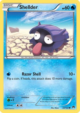 Shellder (22) 22/122 - XY  BREAKpoint