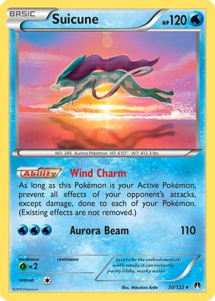 Suicune 30/122 - XY  BREAKpoint Holofoil