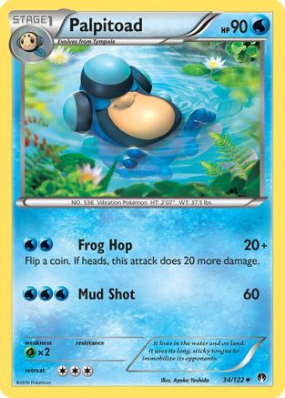 Palpitoad 34/122 - XY  BREAKpoint