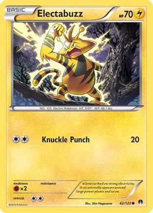 Electabuzz 42/122 - XY  BREAKpoint