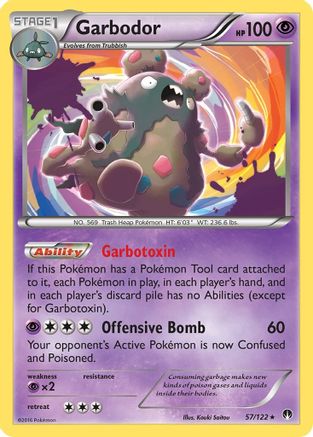 Garbodor 57/122 - XY  BREAKpoint Holofoil