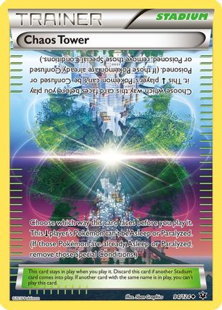 Chaos Tower 94/124 - XY  Fates Collide Reverse Holofoil