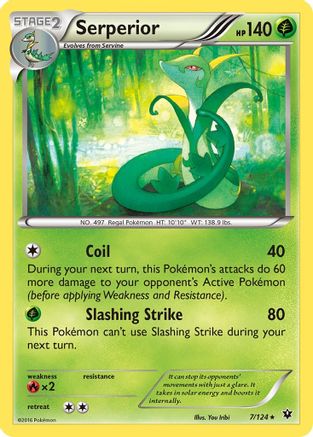 Serperior 7/124 - XY  Fates Collide