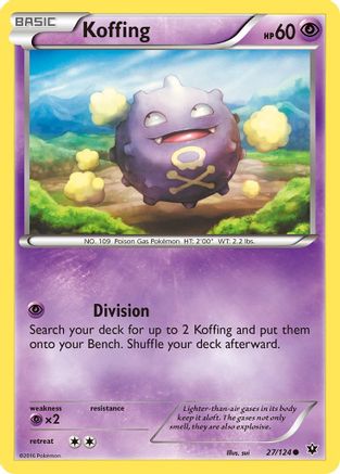 Koffing 27/124 - XY  Fates Collide