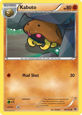 Kabuto 38/124 - XY  Fates Collide