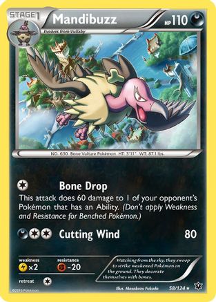 Mandibuzz 58/124 - XY  Fates Collide
