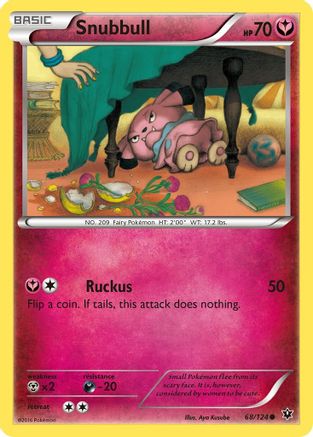 Snubbull 68/124 - XY  Fates Collide