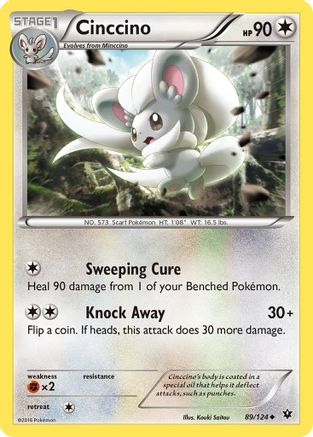 Cinccino (89) 89/124 - XY  Fates Collide