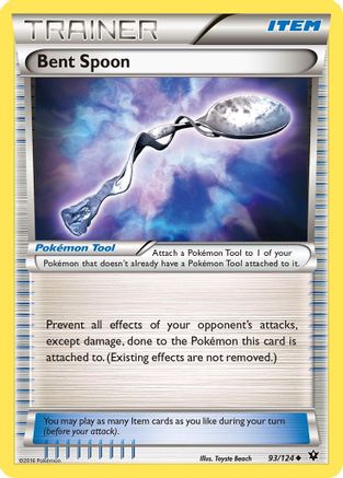 Bent Spoon 93/124 - XY  Fates Collide Reverse Holofoil