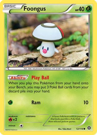 Foongus 12/114 - XY  Steam Siege