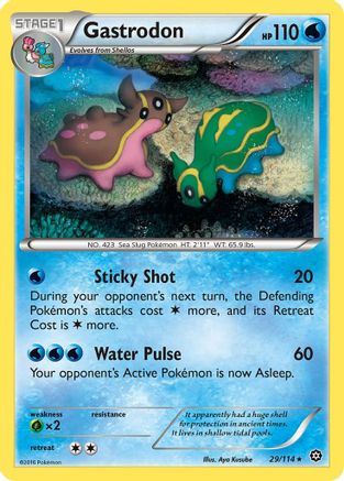 Gastrodon 29/114 - XY  Steam Siege