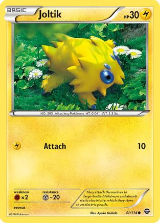 Joltik 41/114 - XY  Steam Siege Reverse Holofoil