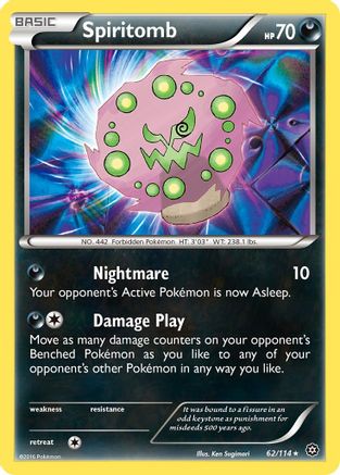 Spiritomb 62/114 - XY  Steam Siege