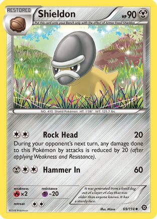 Shieldon 69/114 - XY  Steam Siege