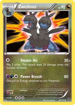 Zweilous 85/114 - XY  Steam Siege