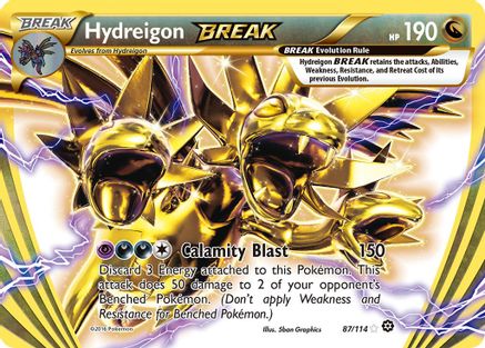 Hydreigon BREAK 87/114 - XY  Steam Siege Holofoil