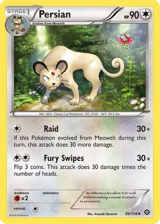 Persian 89/114 - XY  Steam Siege