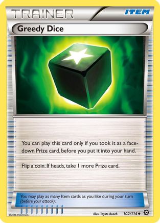 Greedy Dice 102/114 - XY  Steam Siege