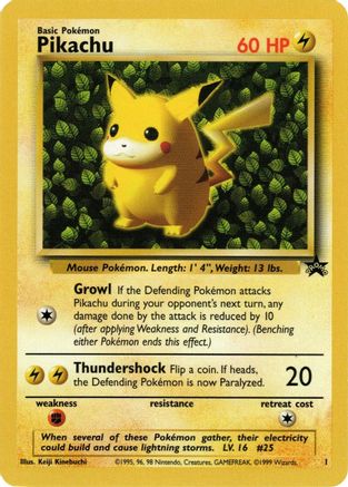Pikachu (1) 1/53 - WoTC Promo