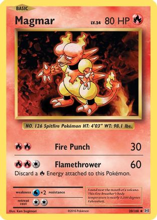 Magmar 20/108 - XY  Evolutions